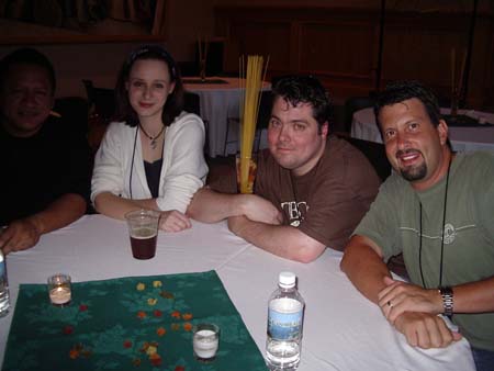 Iris Stratton, Troy Stratton, and Rob Caldwell