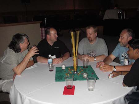 Mike Cline, Charley Delaney, Tim Barham, Peter Jackson, and Vishal Singh. Photo courtesy of Michael Ormes.