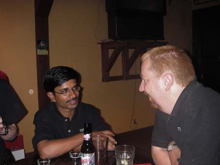 Vishal Singh and Tim Barham. Photo courtesy of Michael Ormes.