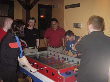 Clockwise from left: Iris Stratton, Chet Kenisell, Joel Kittinger, Jose Rodriguez, Aaron Smith, and Tim Barham. Photo courtesy of Michael Ormes.