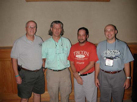 Hack Ack Award Winners (left to right): 1st Place - Bill Hurley, 2nd Place: Mike Cline, 3rd Place: Lee Karns and Mauro Rech.
Lee Karns and Mauro Rech - 3rd Place
