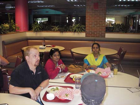 Tim Barham, Anili George, Surekha Yacham. Photo courtesy of Michael Ormes.